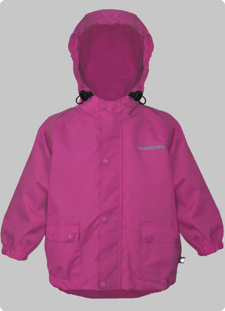 MUDDLARKS: childrens rain jacket, kids 