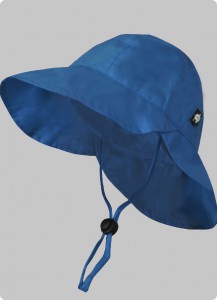 muddlarks® sou'wester rain hat front blue